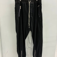 RICK OWENS RUNWAY ZIPPER SWEAT PANTS