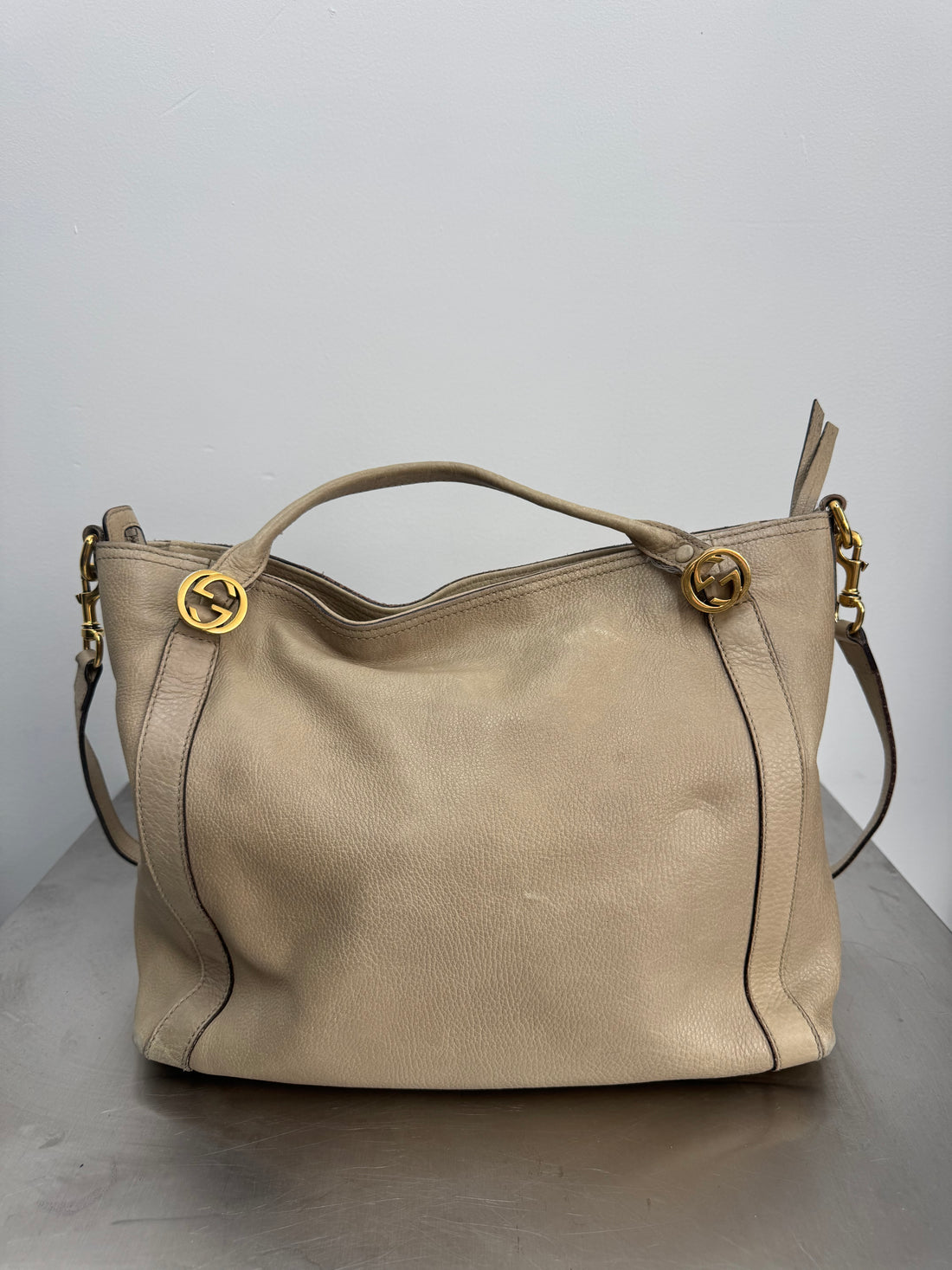 GUCCI INTERLOCKING G MISS GG SATCHEL