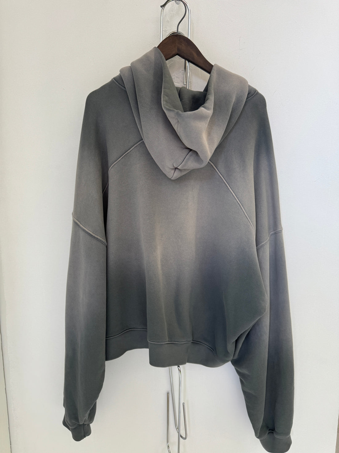 RIVINGTON ROI REBIS GREY LOGO HOODIE