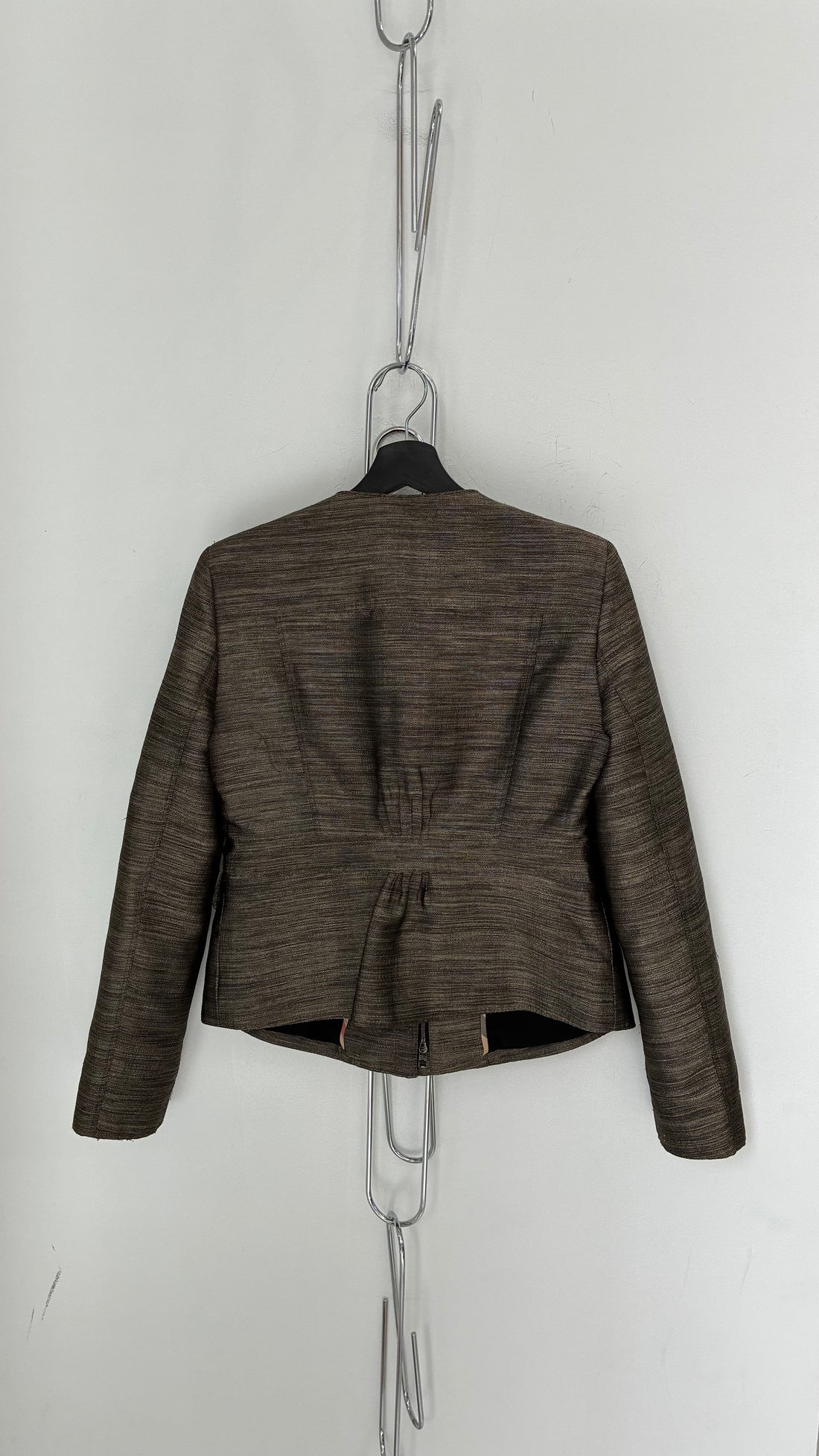 BURBERRY LONDON ROUNDNECK ZIP UP JACKET