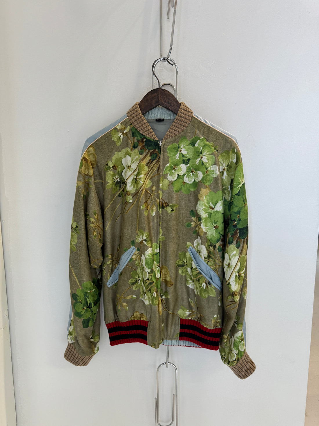 GUCCI BLOOM REVERSIBLE SILK JACKET