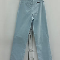 VINTAGE DOLCE&GABBANA COTTON LIGHT BLUE STRAIGHT PANTS