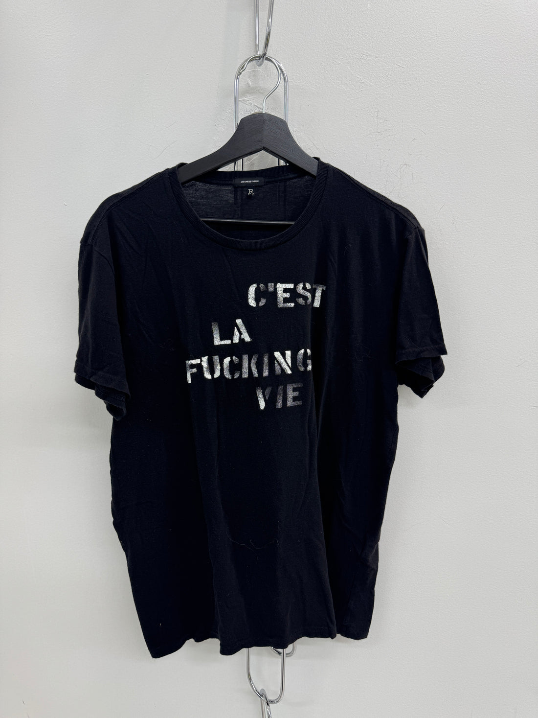 R13 C'EST LA VIE BLACK SHIRT