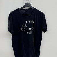 R13 C'EST LA VIE BLACK SHIRT