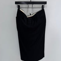 2005 DSQUARED2 PINSTRIPED WOOL BLAZER/SKIRT SET
