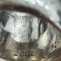 CHROME HEARTS OVAL CROSS RING