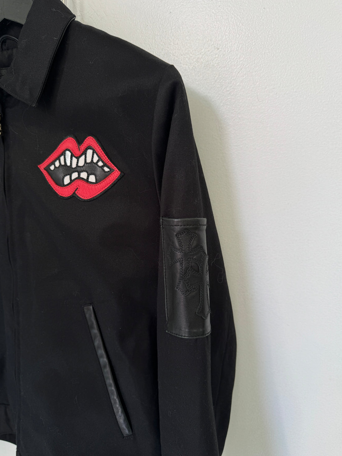 CHROME HEARTS MATTY BOY 'SNOT AND SPIT' ZIP UP JACKET