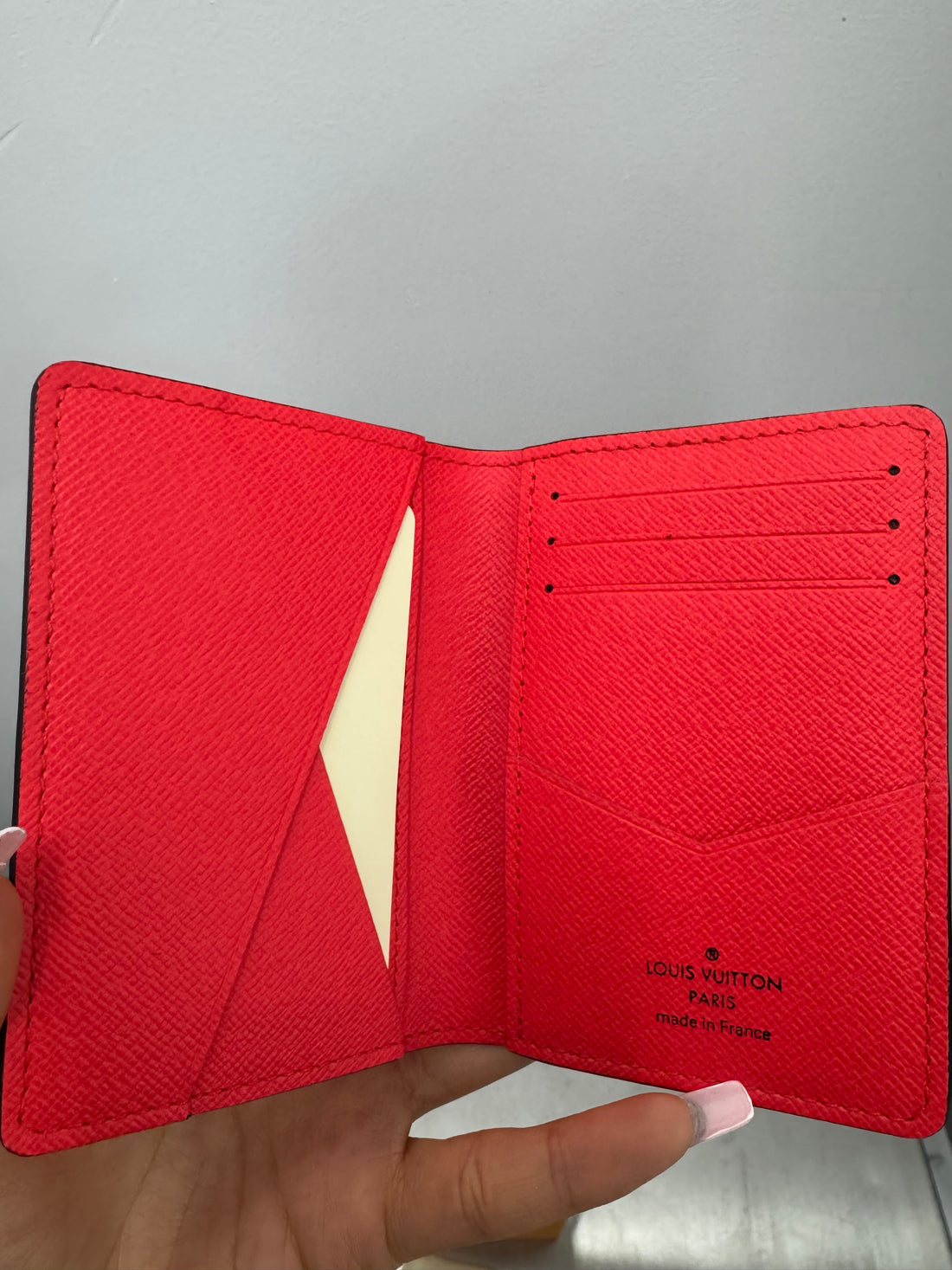 LOUIS VUITTON VIRGIL ABLOH TAIGARAMA POCKET ORGANIZER - FIERY RED