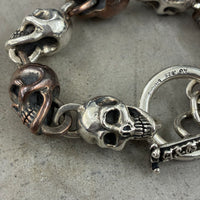 A&G ROCK VINTAGE 90S SKULL BRACELET