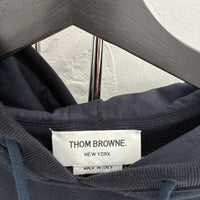 THOM BROWNE NAVY STRIPE HOODIE