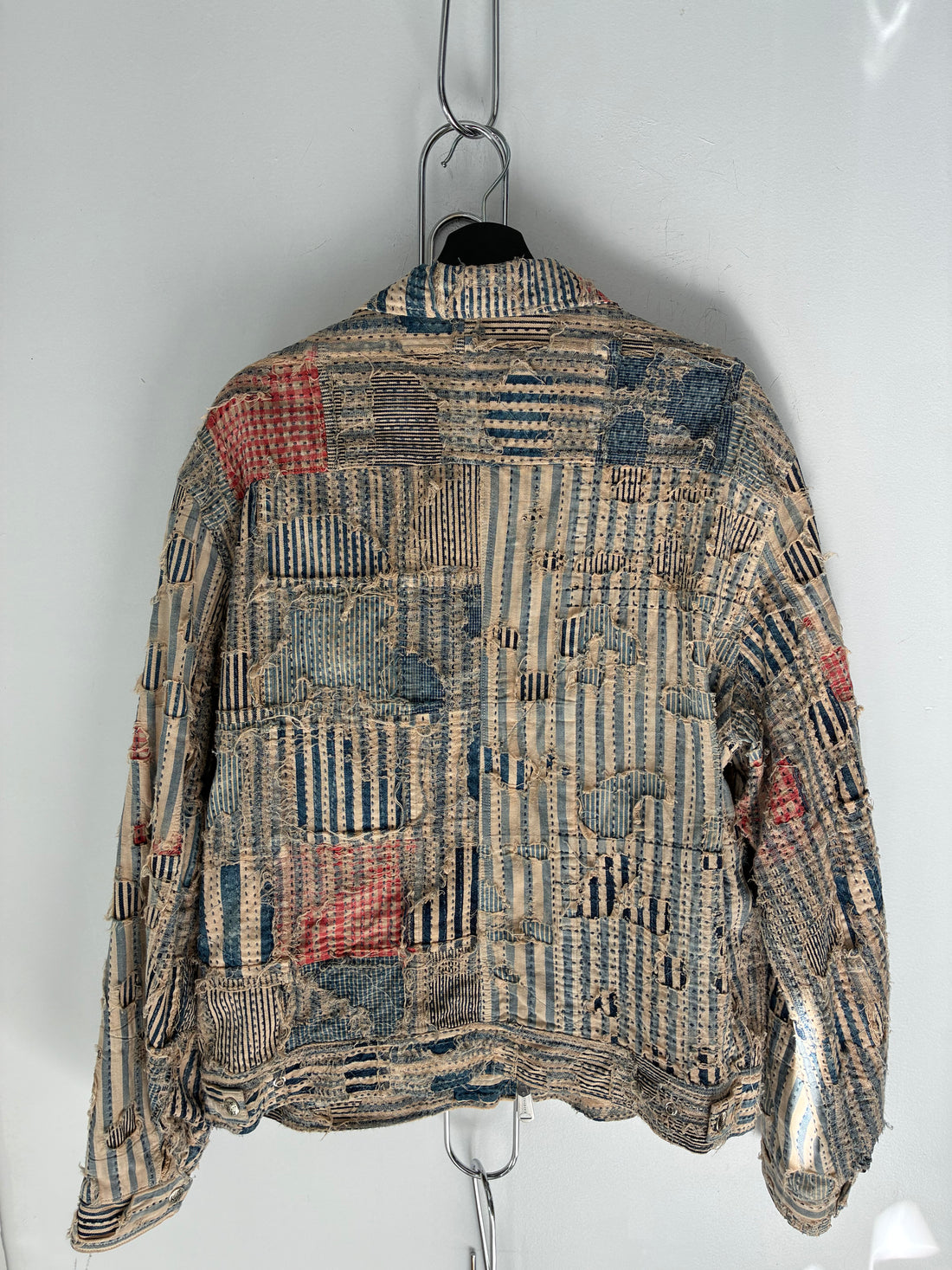KAPITAL KOUNTRY LIBERTY STRIPE BORO ZIP-UP JACKET