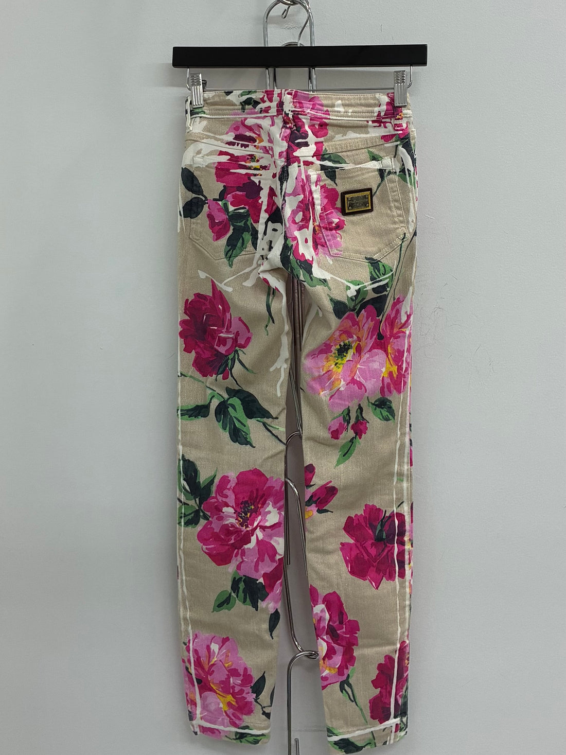 SS16 DOLCE & GABBANA FLORAL PRINT SKINNY JEANS