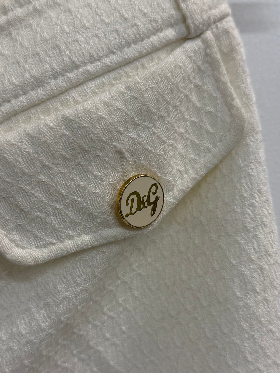 2001 DOLCE & GABBANA IVORY MATCHING SET