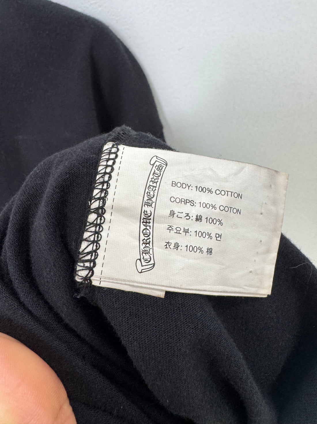 CHROME HEARTS SCROLL LOGO POCKET SHIRT