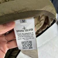 STONE ISLAND GREEN PUFFER JACKET
