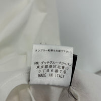 GUCCI WHITE COTTON CREWNECK S/S TOP