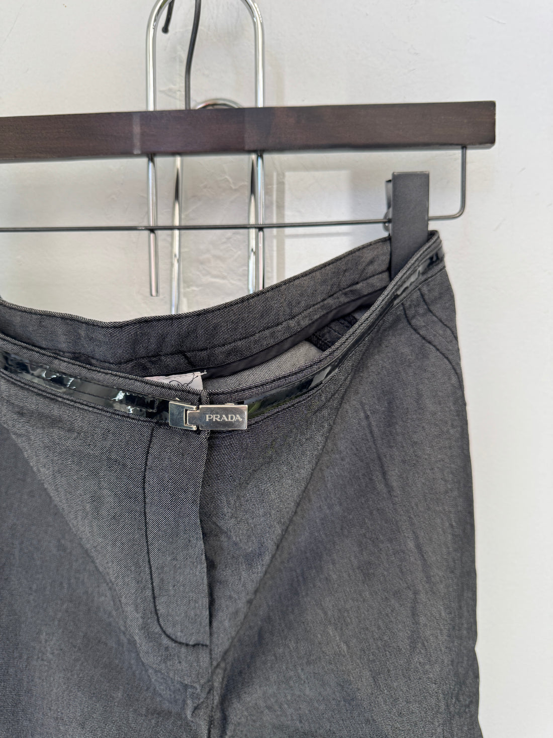 VINTAGE PRADA LINEA ROSSA DARK GREY PANTS