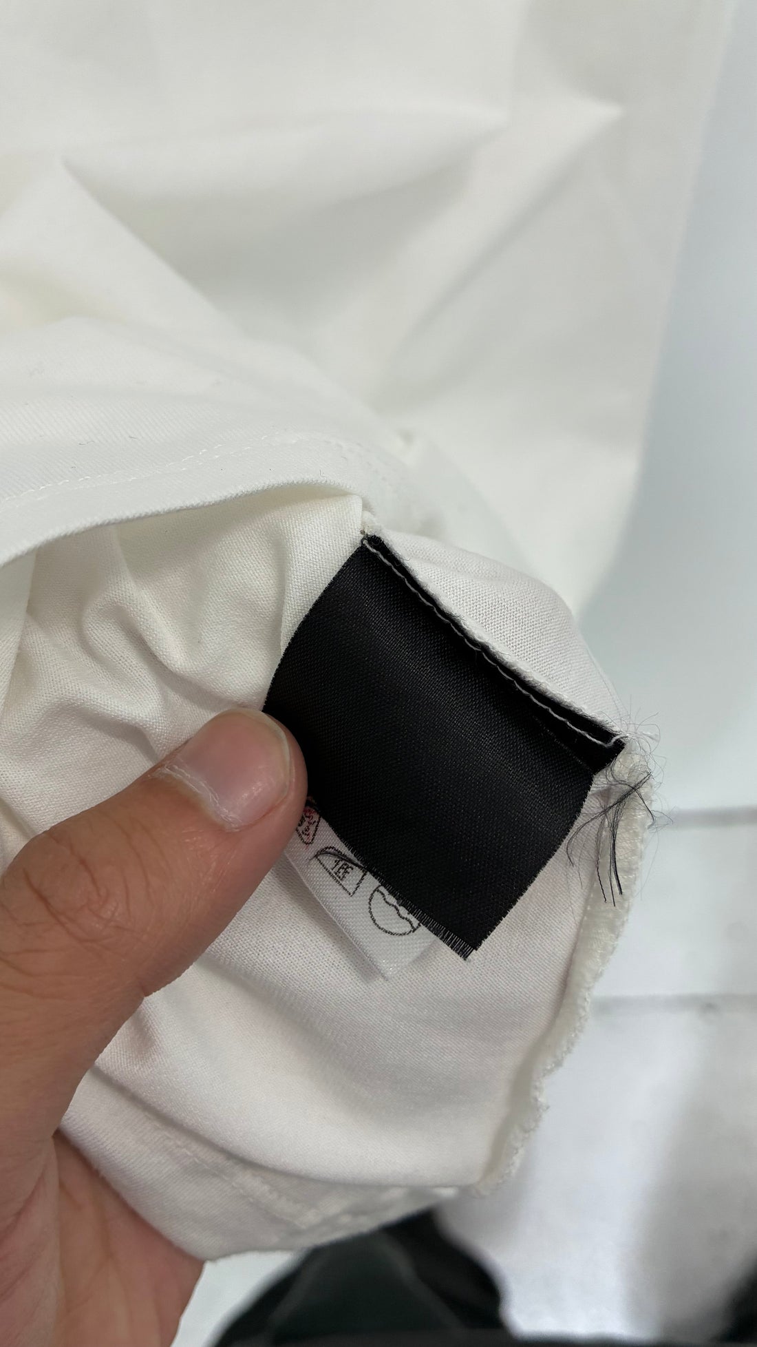 GUCCI WHITE COTTON CREWNECK S/S TOP