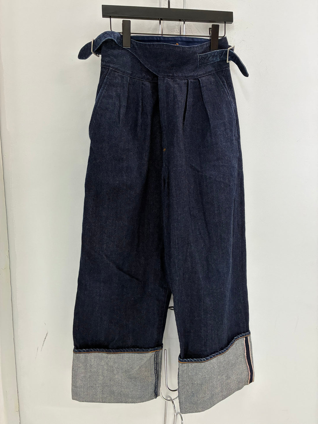 KAPITAL 14OZ SELVEDGE GURKHA DENIM PANTS