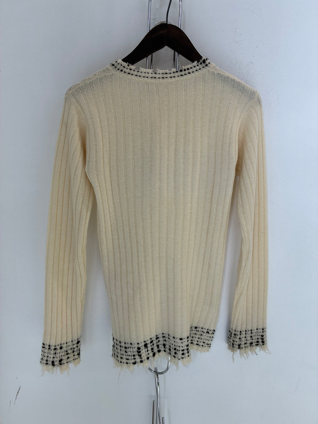 MARNI VIRGIN WOOL PATTERNED SWEATER