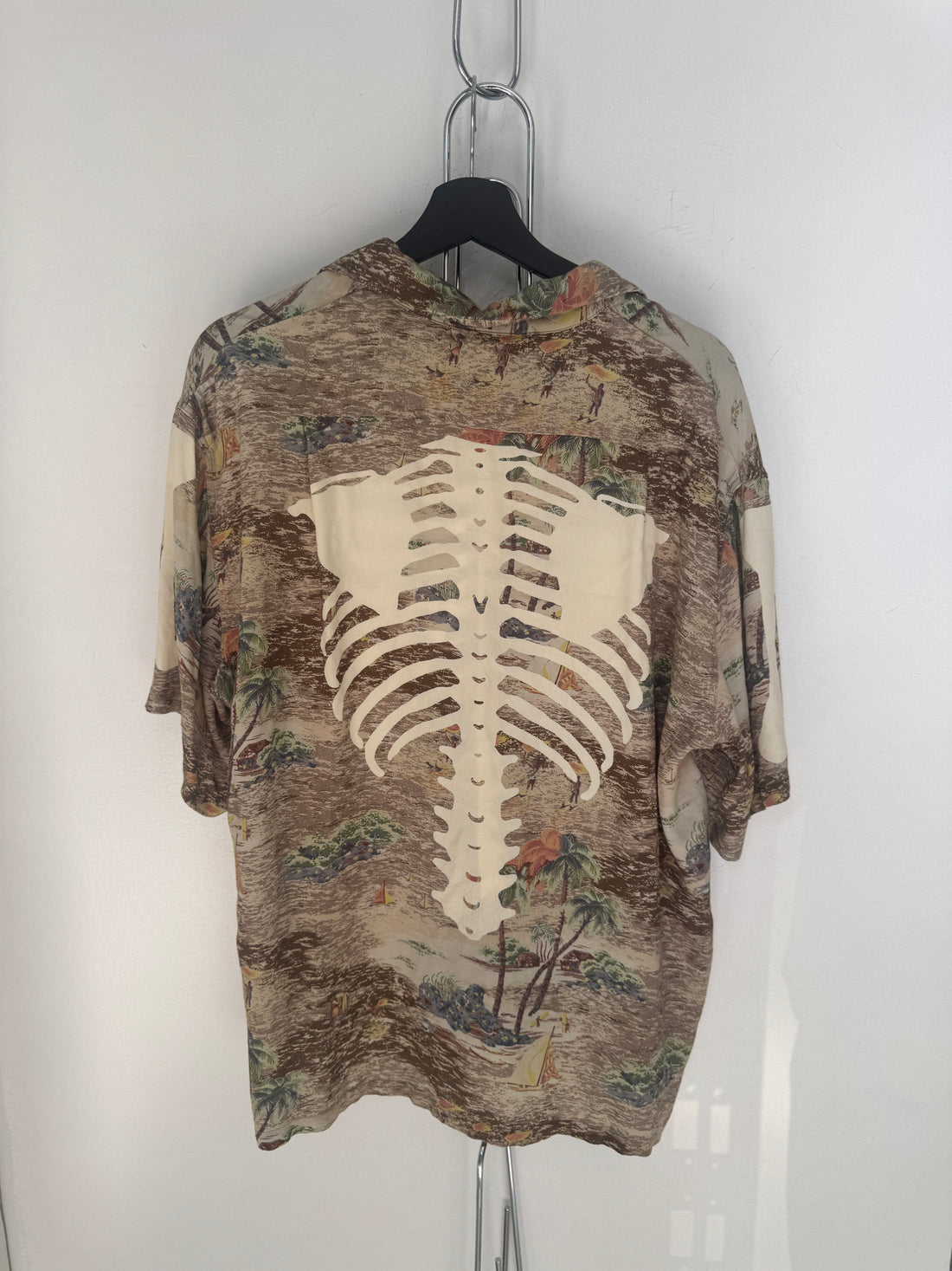 KAPITAL KAMEHAMEHA BONES BUTTON UP SHIRT
