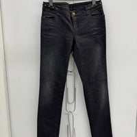 WOMENS GUCCI BELTED STUD DENIM PANTS