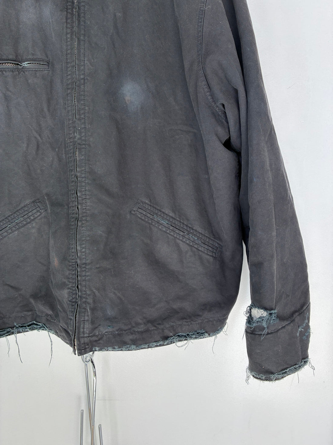 MARGIELA MM6 DISTRESSED WORK JACKET