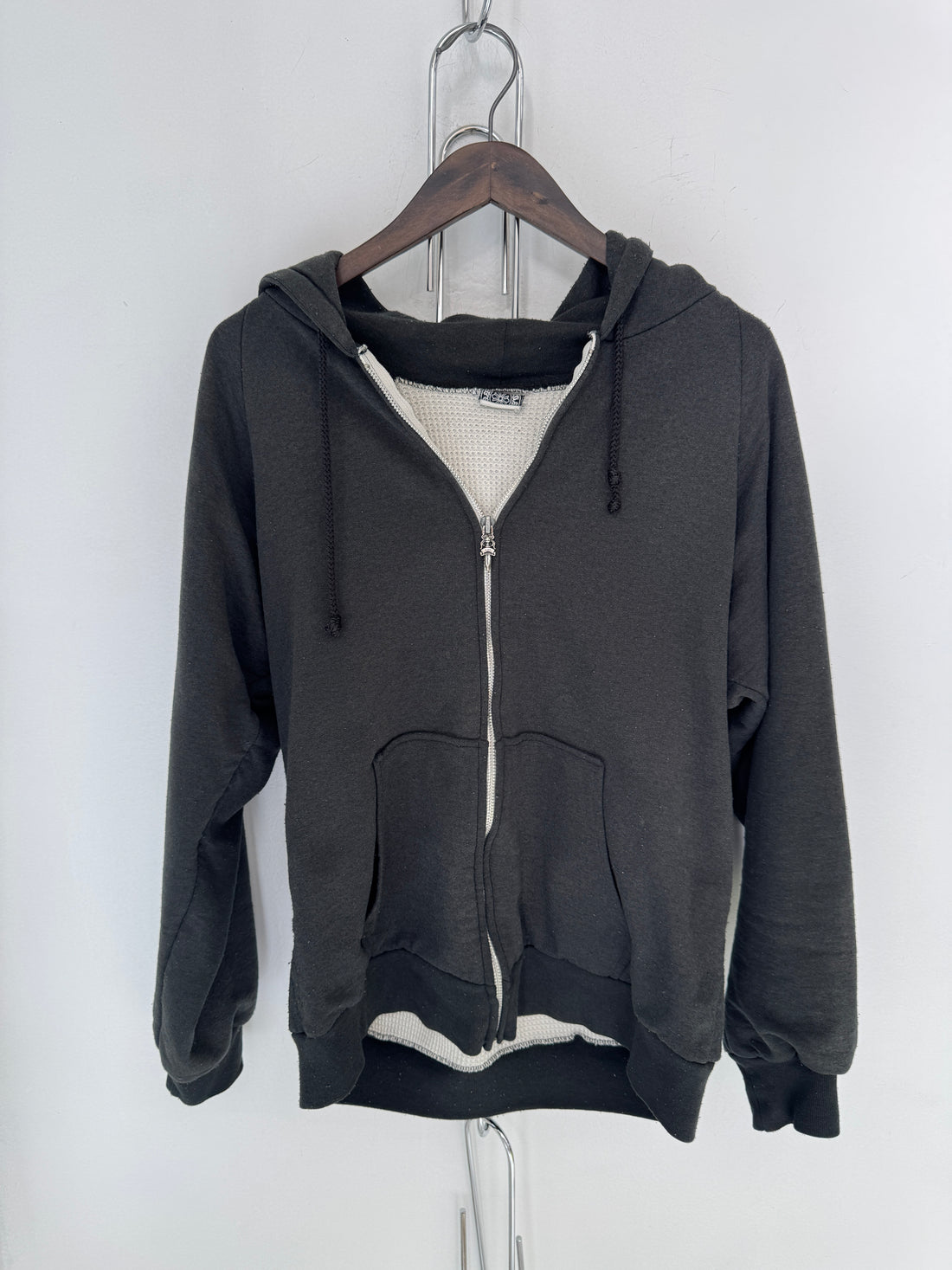 CHROME HEARTS VINTAGE THERMAL ZIP UP HOODIE