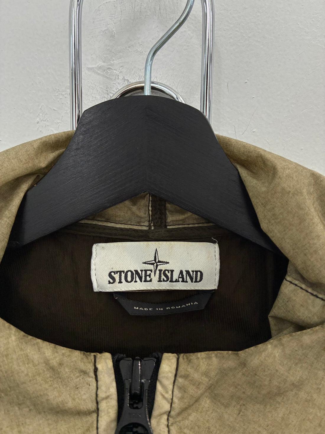 STONE ISLAND RESIN POPLIN-TC JACKET