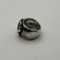 CELTIC ARTS 90S FLOWER RUBY RING