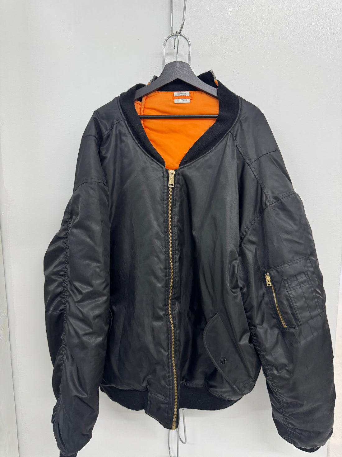 VETEMENTS XXXXL REVERSIBLE BOMBER