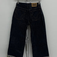 VINTAGE DOLCE & GABBANA DARK WASH CROPPED JEANS