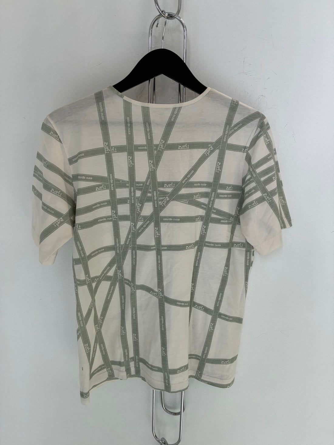 HERMES 90'S TAPE PRINT T-SHIRT