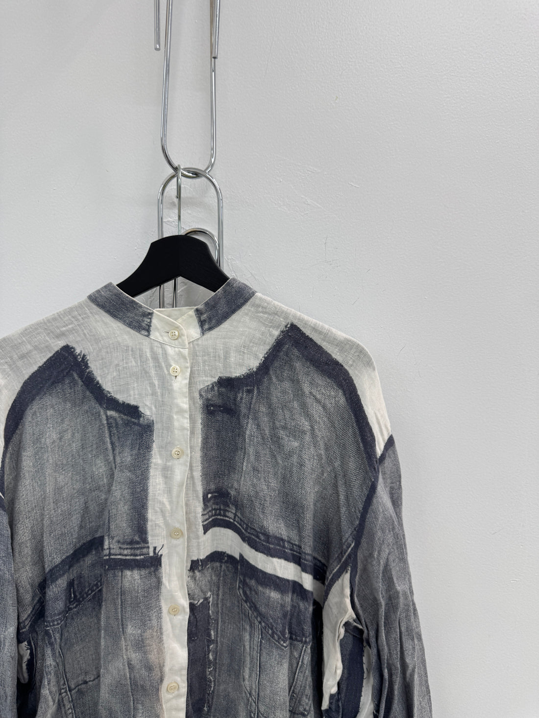 ACNE STUDIOS TROMPE L'OEIL BUTTON UP SHIRT