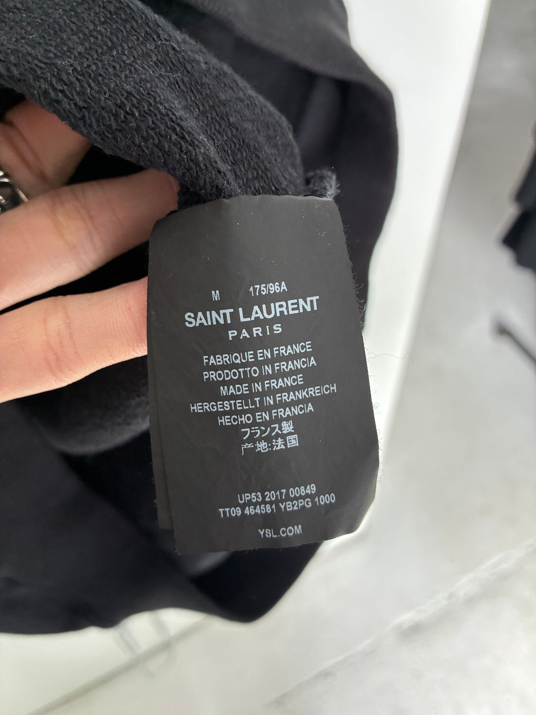SAINT LAURENT LOGO HOODIE