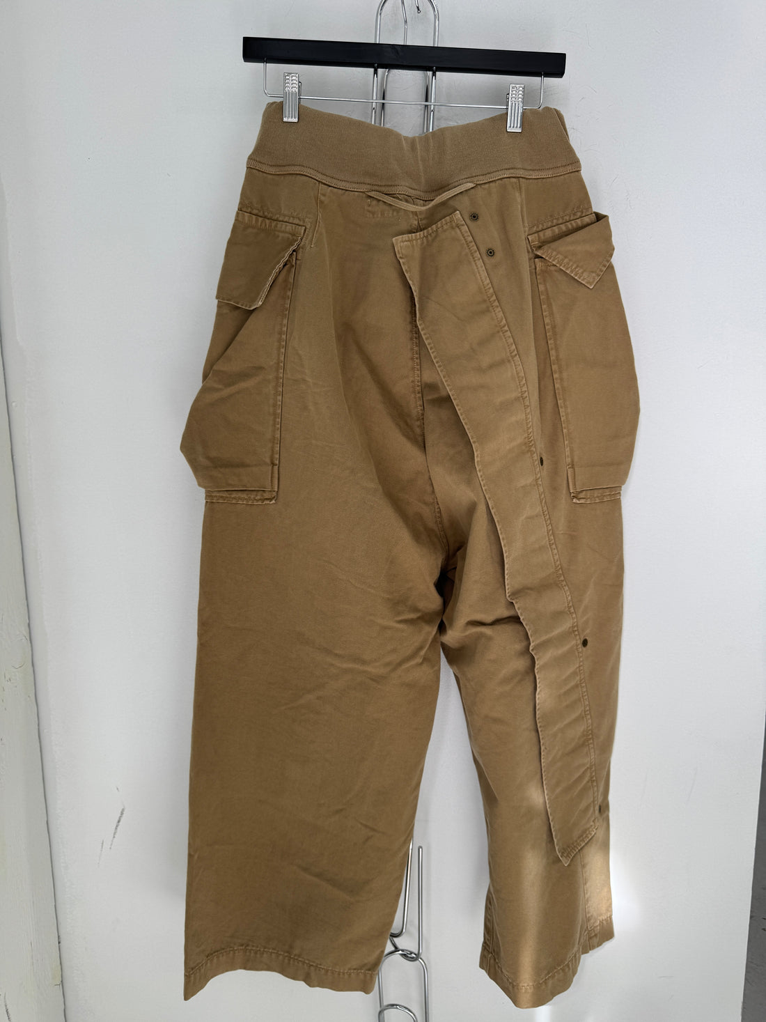 KAPITAL TAN PLEATED CARGO PANTS