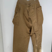 KAPITAL TAN PLEATED CARGO PANTS