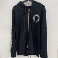 CHROME HEARTS FLORAL ZIP UP HOODIE