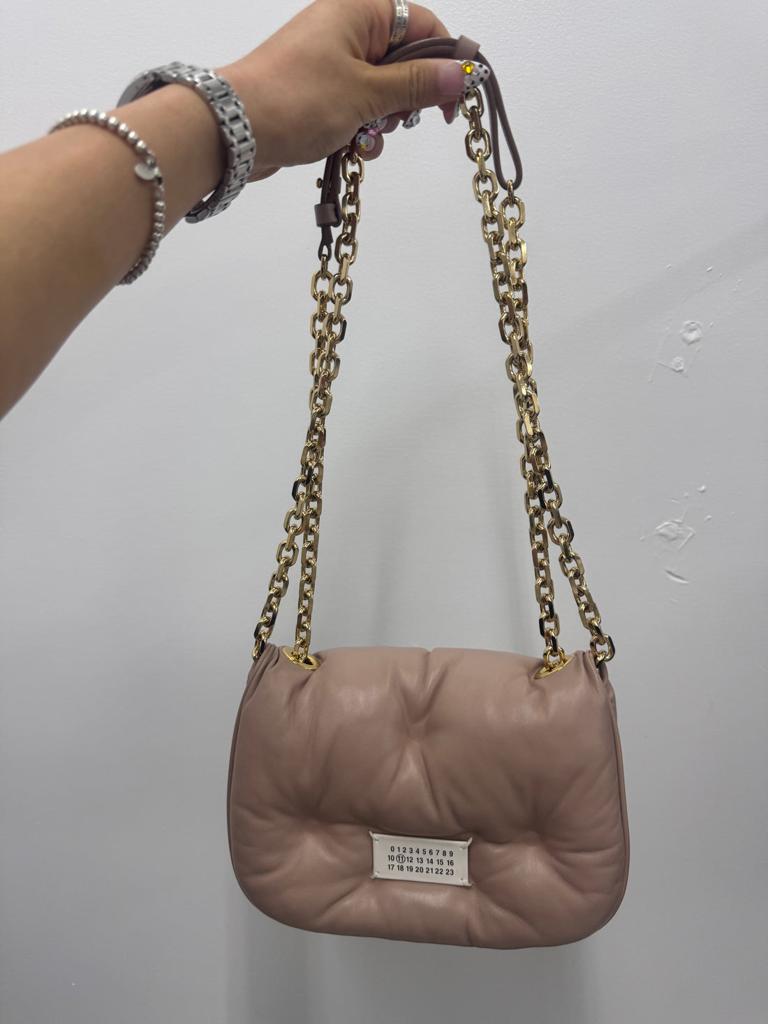 MAISON MARGIELA SMALL GLAM SLAM QUILTED BAG