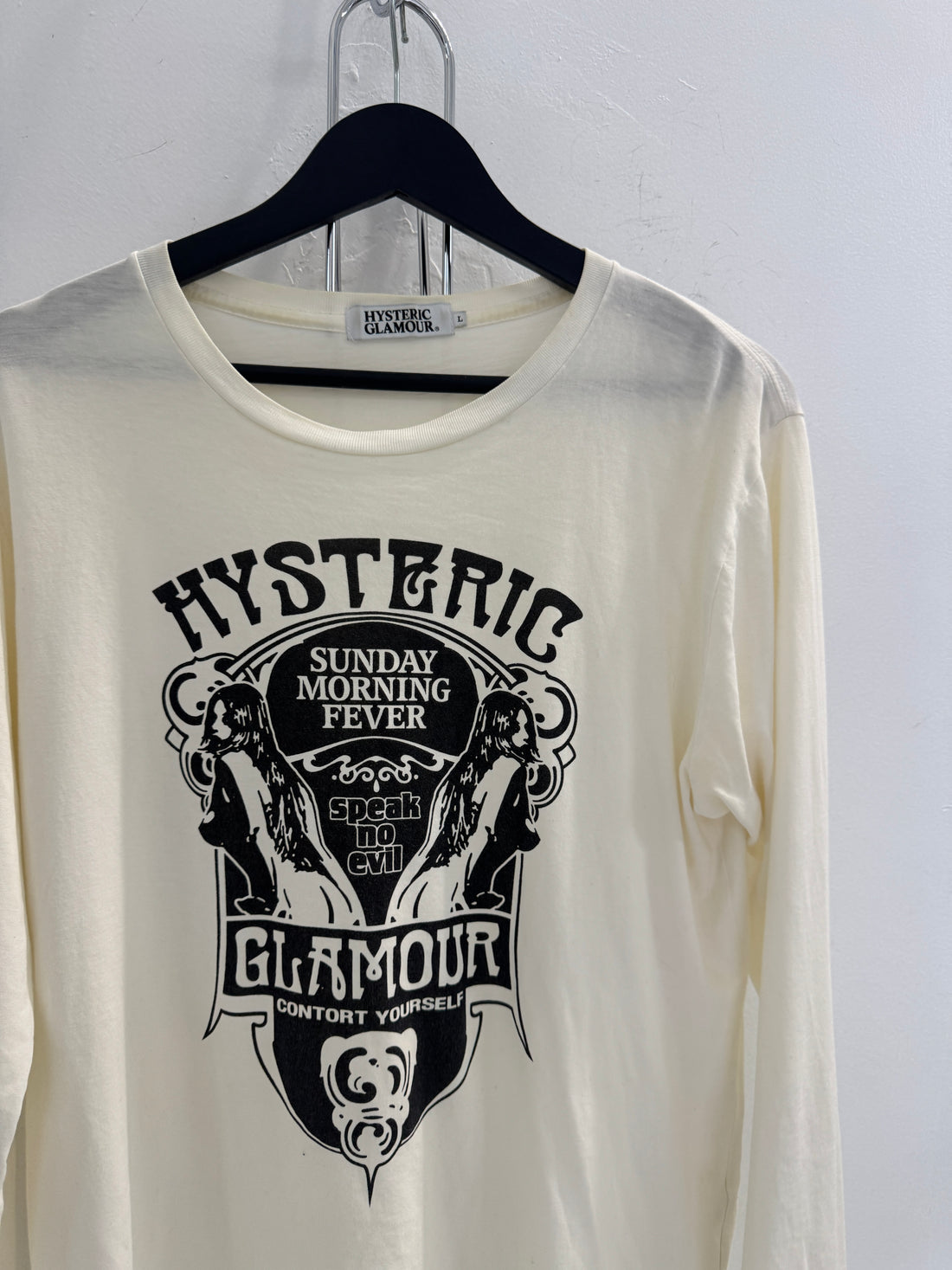 HYSTERIC GLAMOUR SUNDAY MORNING FEVER LONG SLEEVE SHIRT