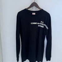 SUPREME X CDG LONG SLEEVE SHIRT