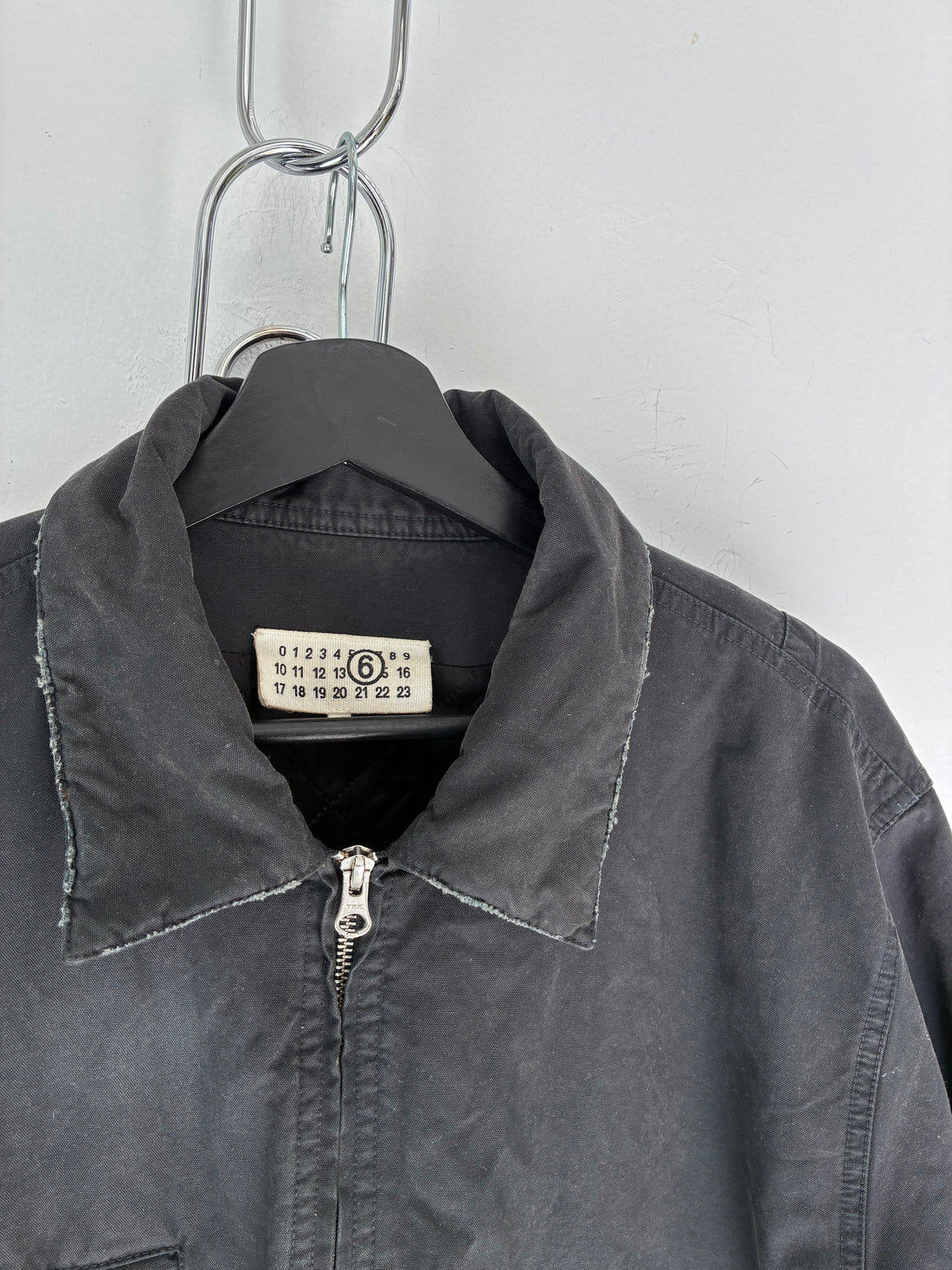 MARGIELA MM6 DISTRESSED WORK JACKET