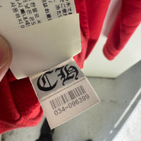 CHROME HEARTS TRIPLE PATCH RED QUARTER ZIP