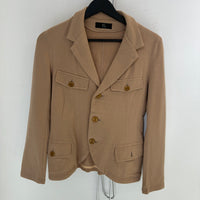 YOHJI YAMAMOTO Y'S TAN COTTON BLEND BLAZER