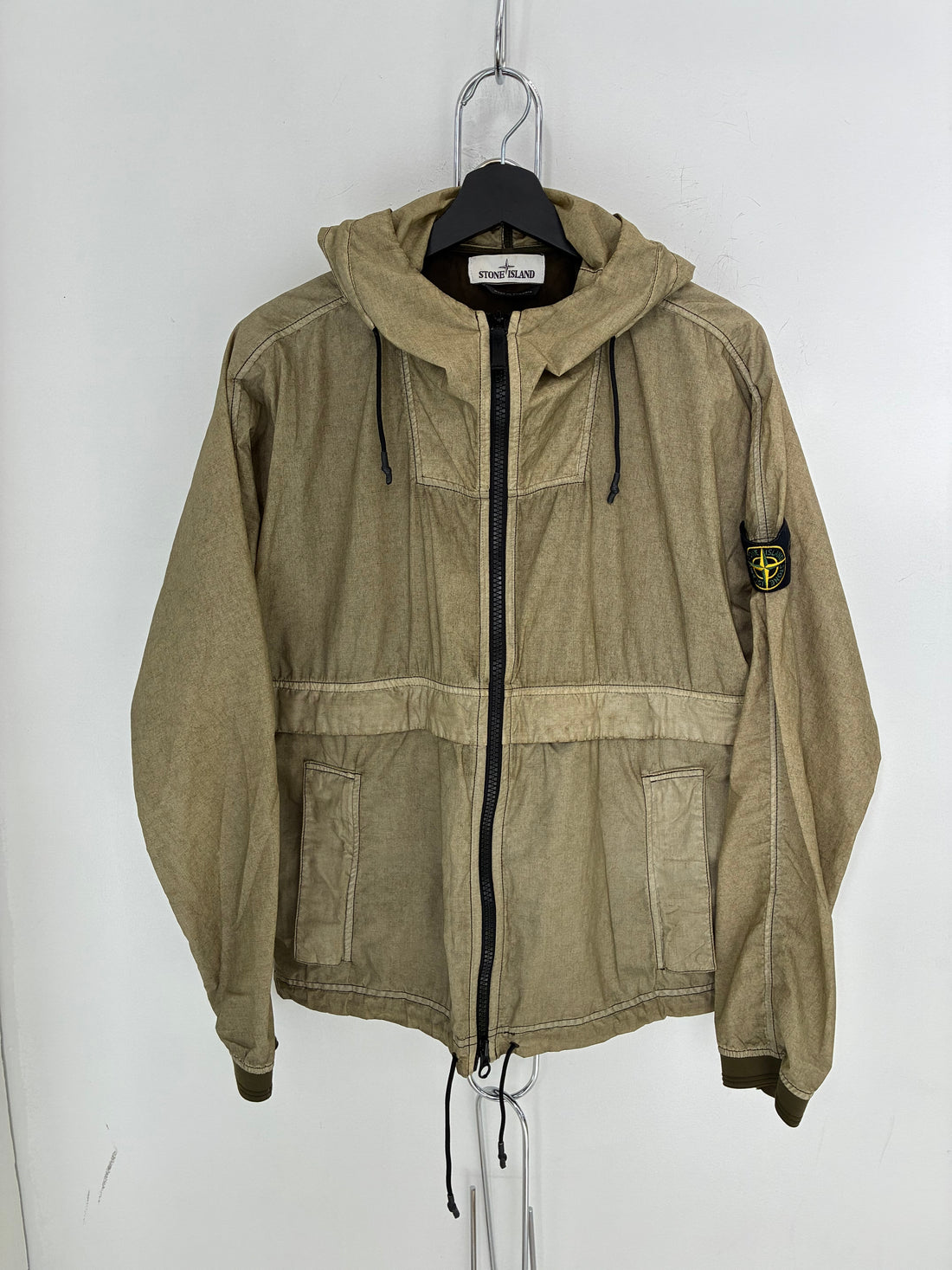 STONE ISLAND RESIN POPLIN-TC JACKET