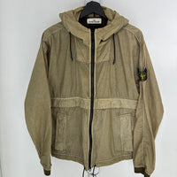 STONE ISLAND RESIN POPLIN-TC JACKET