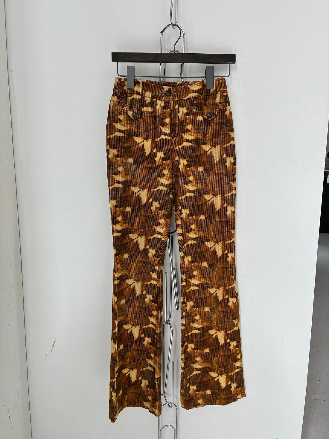 F/W 2002 DOLCE & GABBANA FALL LEAF CORDUROY