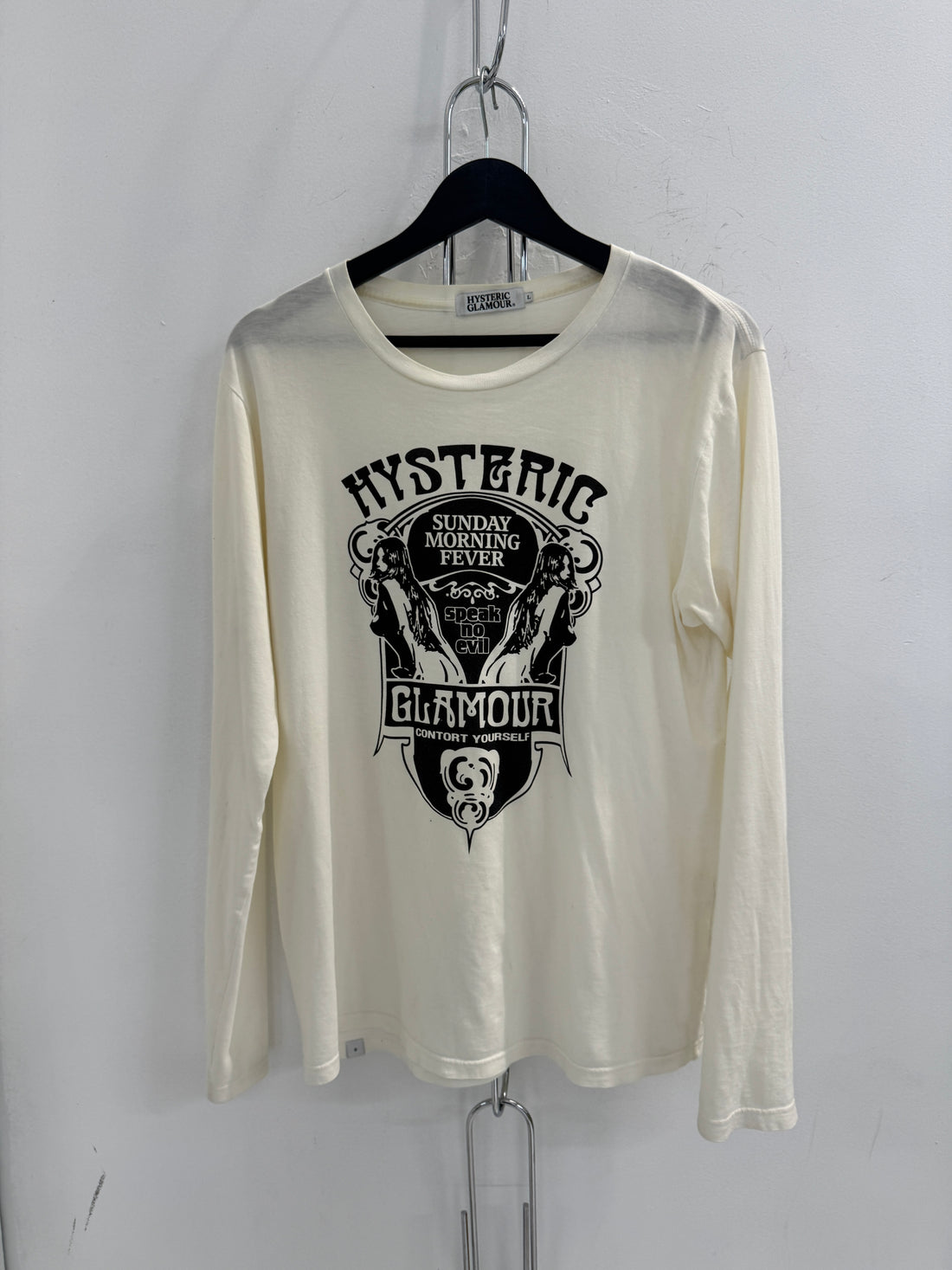 HYSTERIC GLAMOUR SUNDAY MORNING FEVER LONG SLEEVE SHIRT
