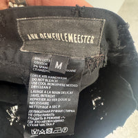 ANN DEMEULEMEESTER DISTRESSED DENIM