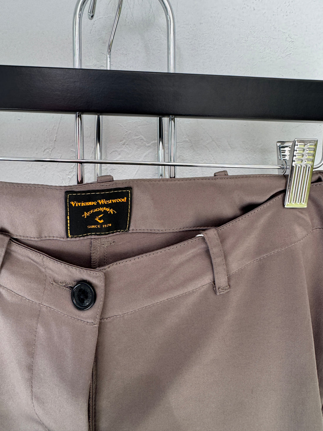VIVIENNE WESTWOOD ANGLOMANIA SKINNY SATIN PANTS